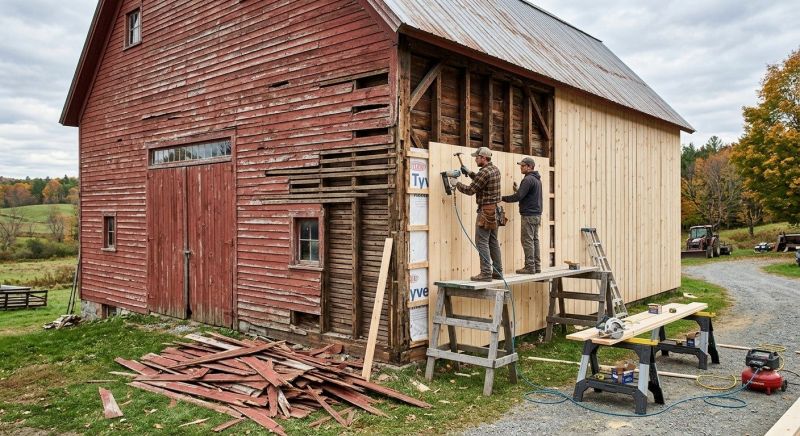 Barn Siding Replacement in Faison, NC