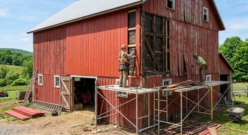 Barn Siding Replacement in Faison, NC