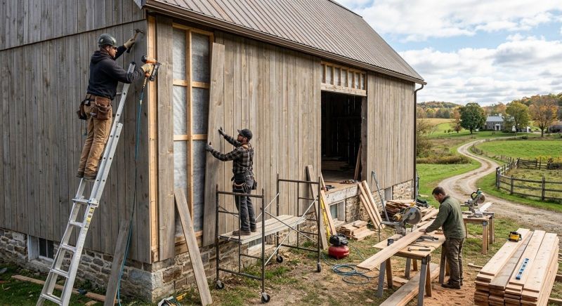 Barn Siding Replacement in Seven Springs, NC