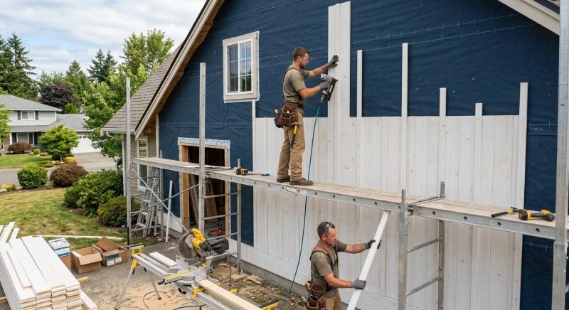 Batten Siding Installation in Goldsboro, NC