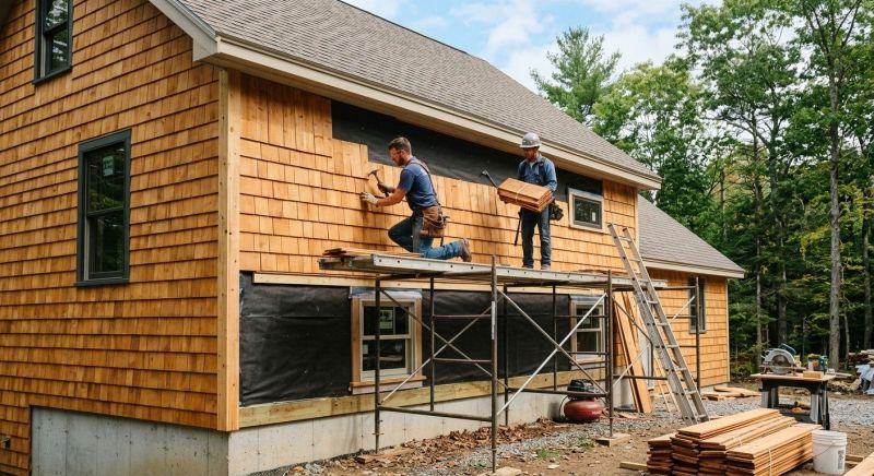 Cedar Siding Installation in Seven Springs, NC