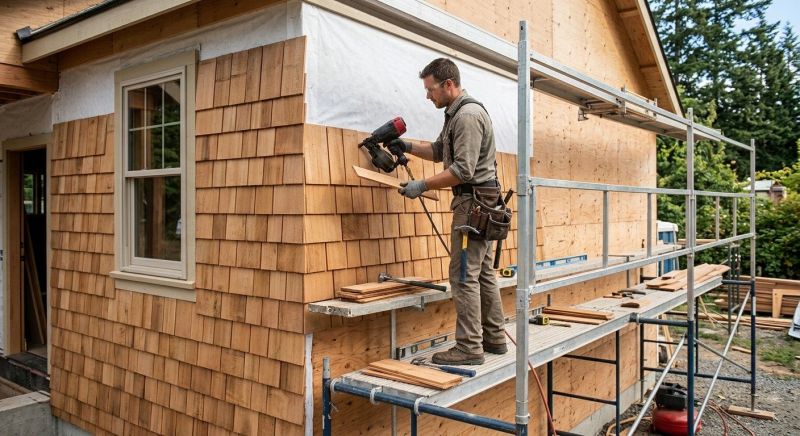 Cedar Siding Installation in Seven Springs, NC