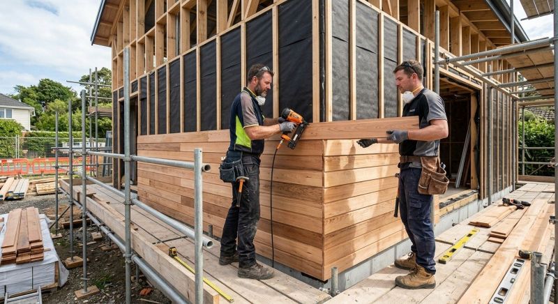Hardwood Cladding Installation in Goldsboro, NC