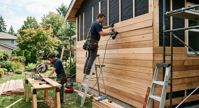 Hardwood Siding Installation in Kenly, NC