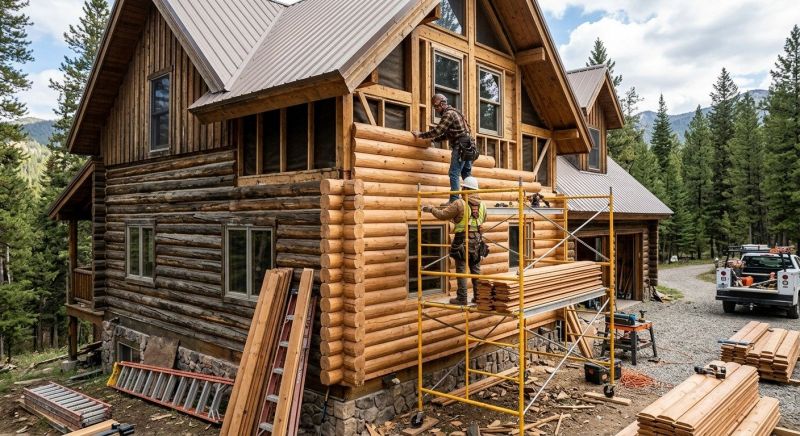 Log Home Siding Installation in Goldsboro, NC