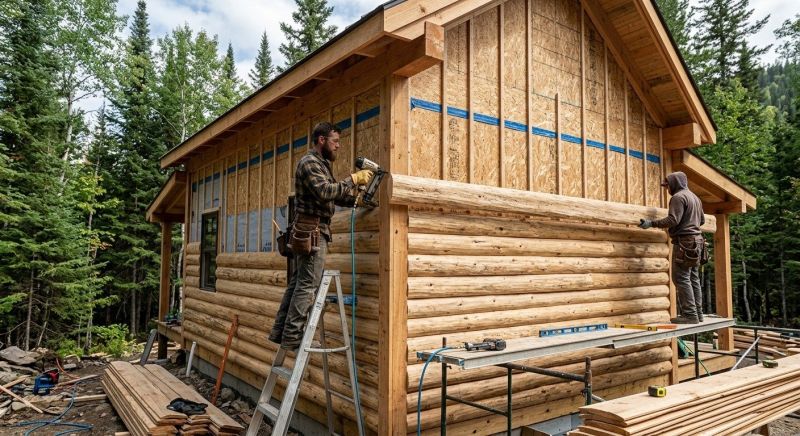 Log Siding Installation in Black Creek, NC