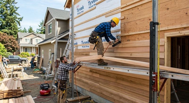 Wood Plank Siding Installation in Goldsboro, NC