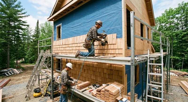 Wood Shake Siding Installation in Goldsboro, NC